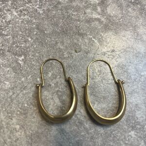 Gold earrings